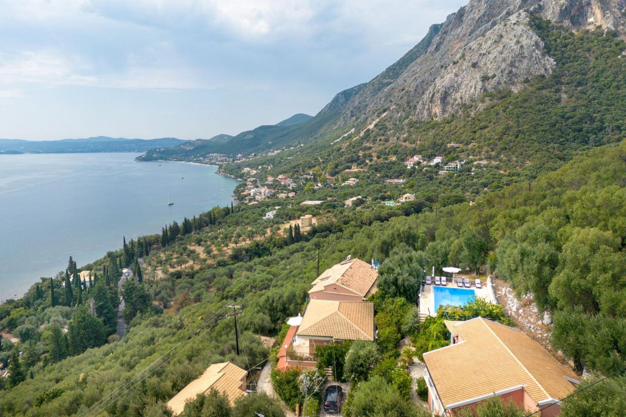 Villa Nafsika Ниссаки Экстерьер фото