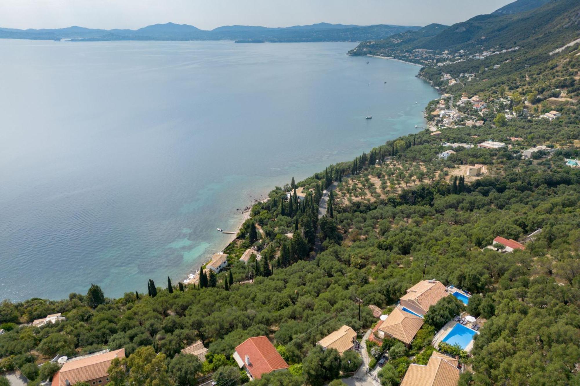 Villa Nafsika Ниссаки Экстерьер фото